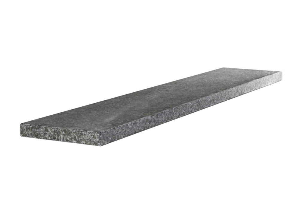 Basalt vijverrand
