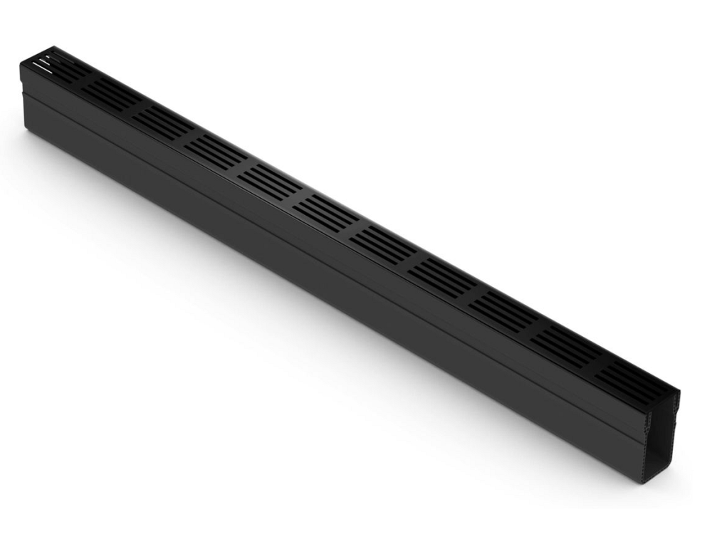 Slimline goot zwart alum