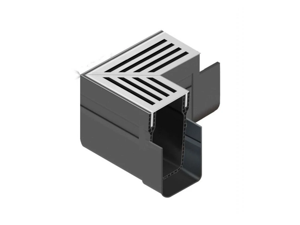 Slimline hoekstuk aluminium