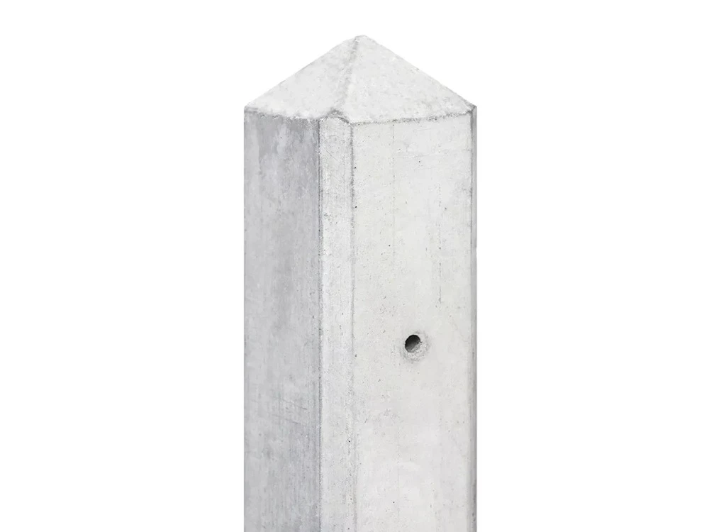 Betonhoekpaal punt grijs (tbv 1 onderplaat) 10x10x280