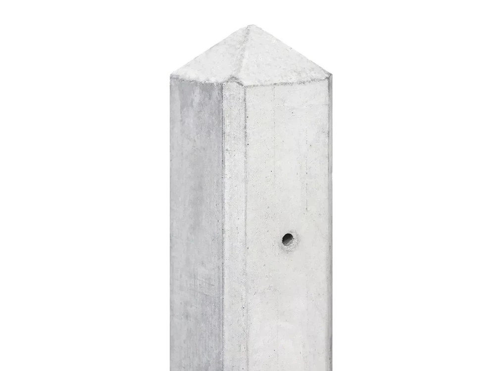 Betonpaal punt grijs (tbv 1 onderplaat) 10x10x190