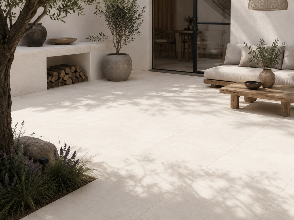 Keramische tegel Capel white 100x100x3
