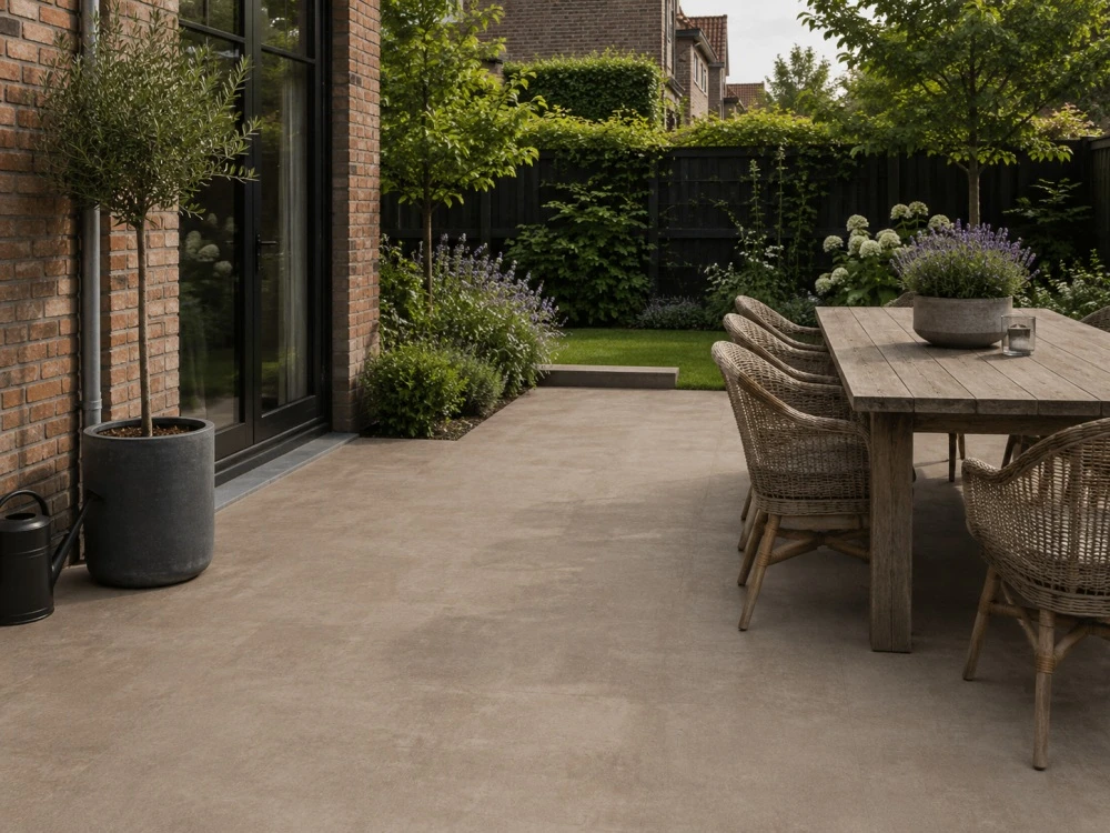 VTwonen Beton taupe 80x80x3

