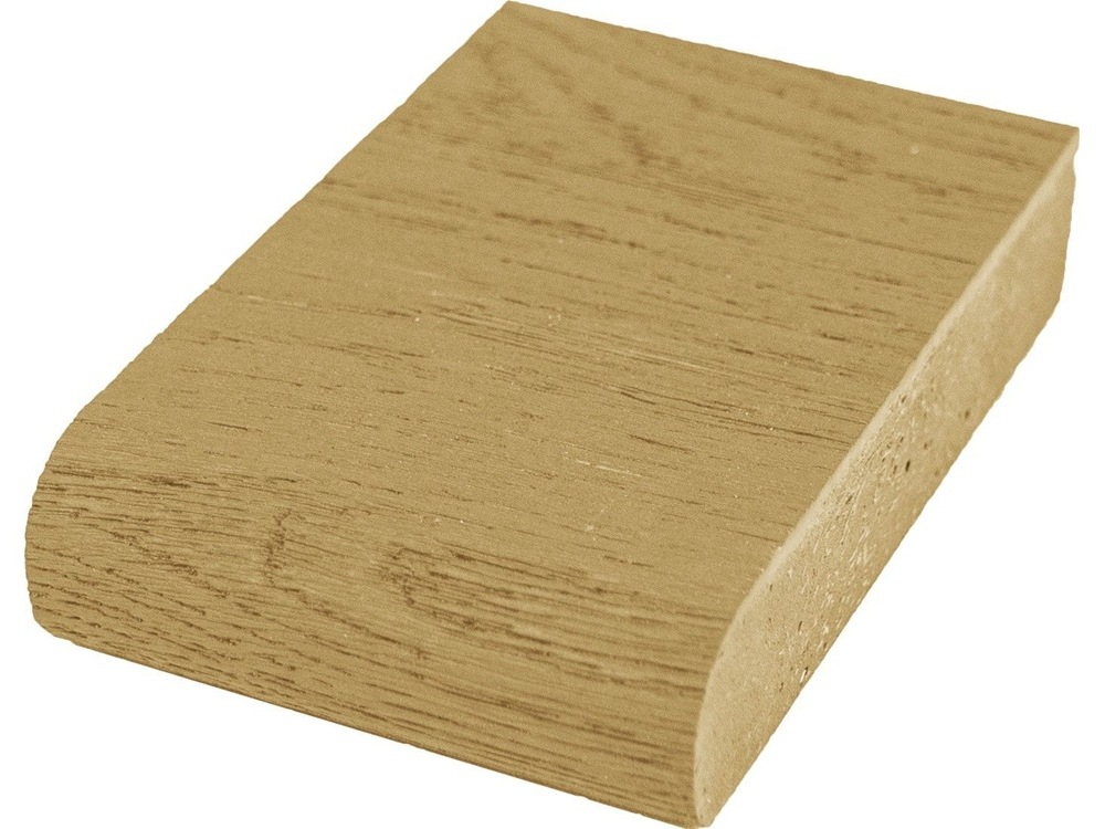 Millboard Bullnose Board Golden Oak 32x150x3600
