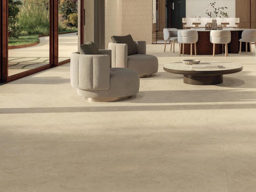 Keramische tegel Bosio Ice beige 120x120x2

