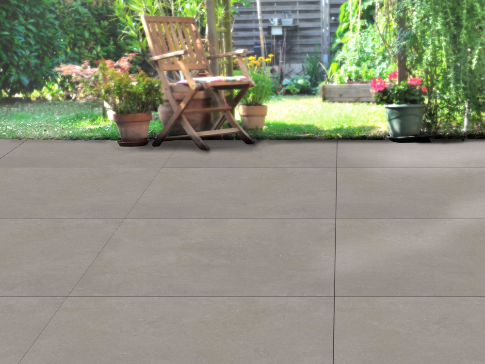 Keramische tegel Brisbane dark grey 60x60x3
