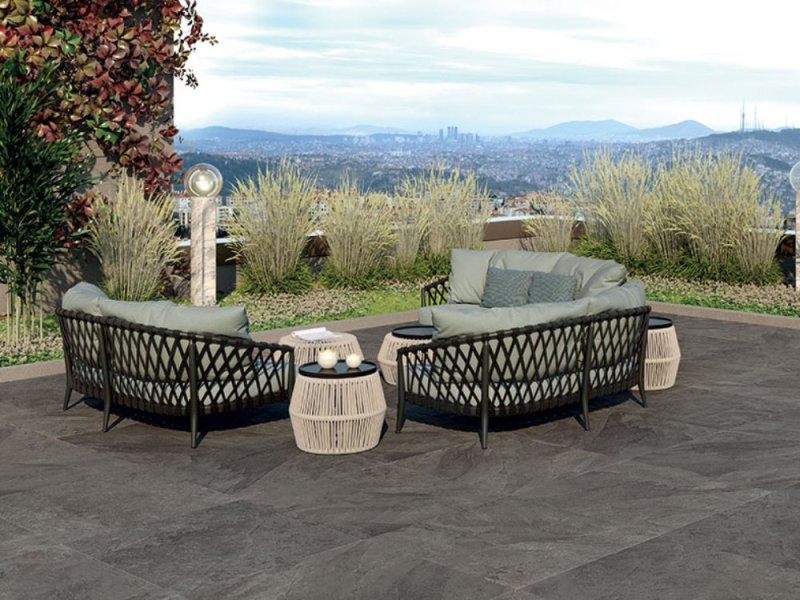 Keramische tegel Cardona negro 100x100x2
