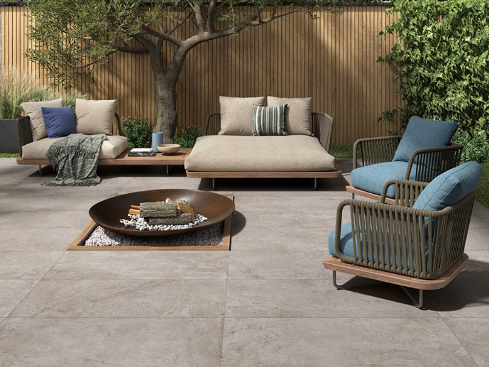 Keramische tegel Espolla taupe 100x100x2
