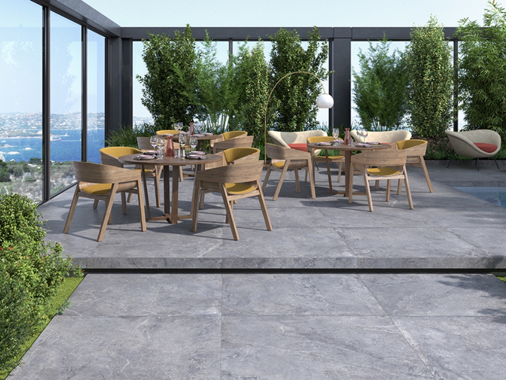 Keramische tegel Espolla titanium 100x100x2
