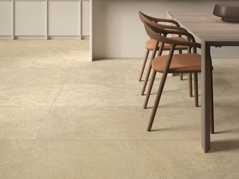 Keramische tegel Rosell beige 100x100x2
