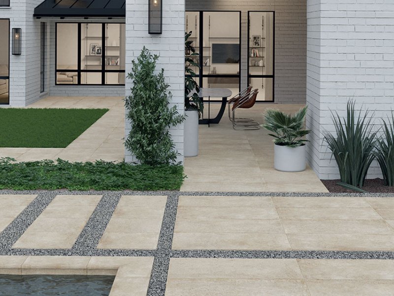 Keramische tegel Vigo beige 100x100x2
