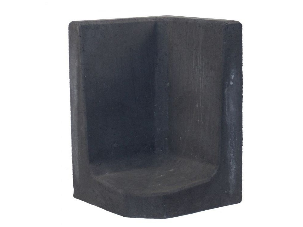 L-hoekelement 40x40x60 antraciet
