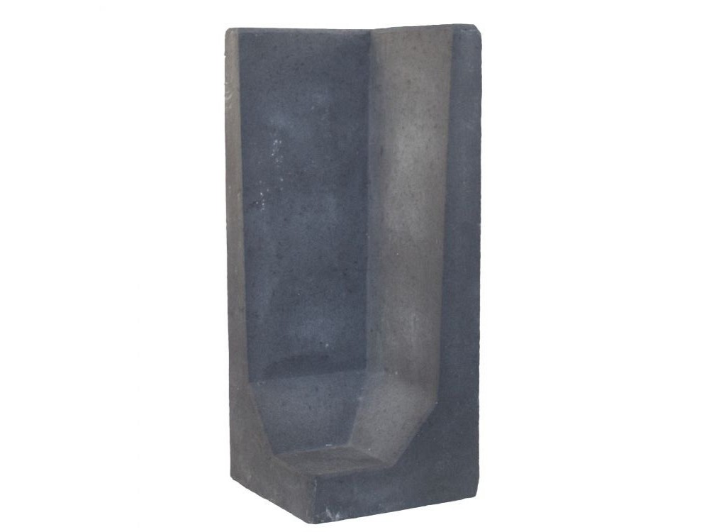 L-hoekelement 50x50x100 antraciet
